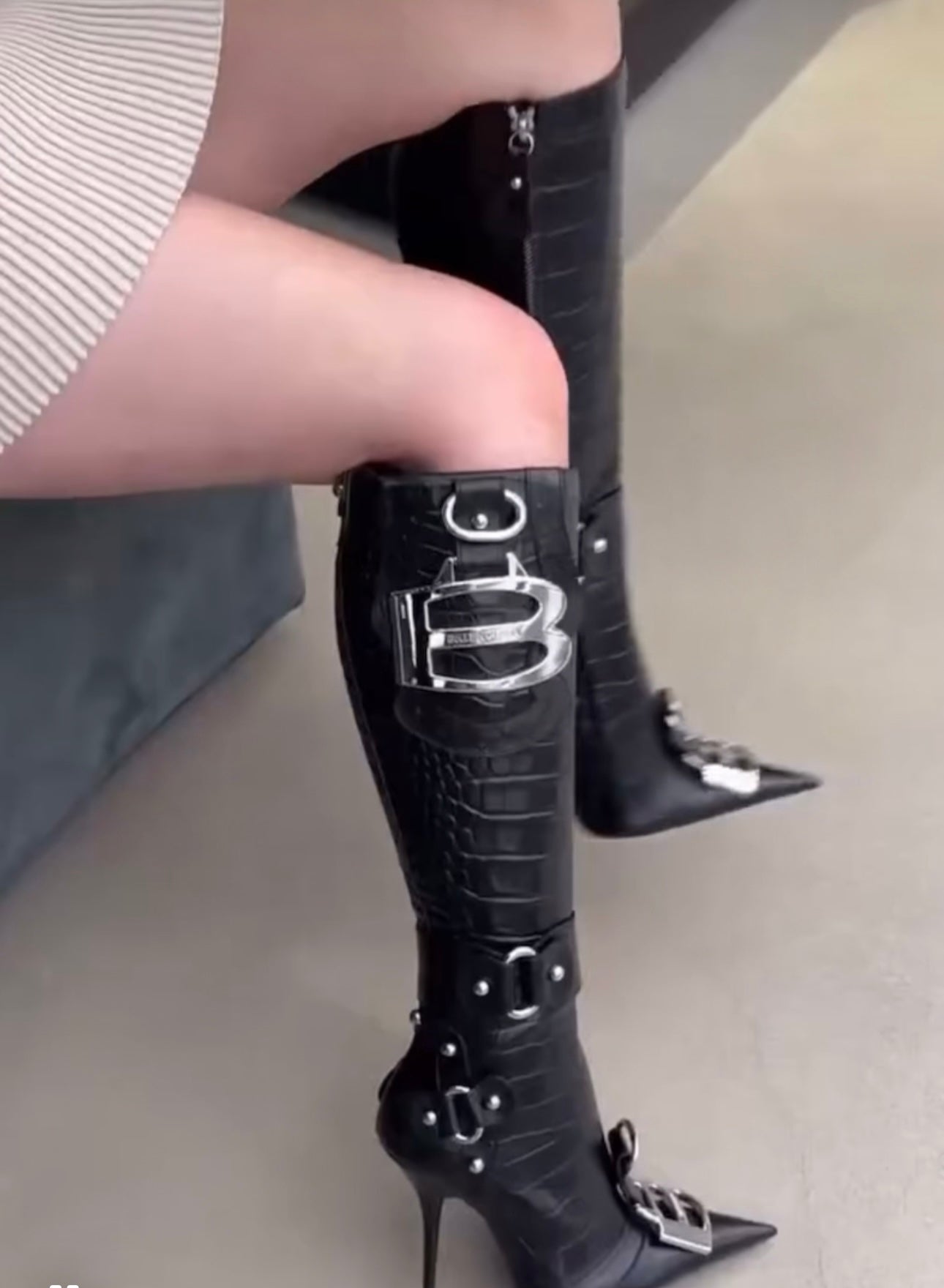 Bota larga de Piel