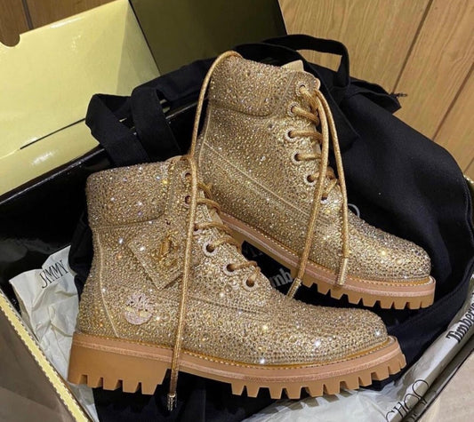 Botines De Cristales